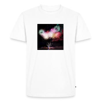 Feu d'artifice 2021 - T-shirt Premium bio Homme - blanc - Devant - Nico (187cm)