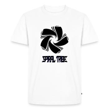 Spiral Tribe - Men's Premium Organic T-Shirt - white - Front - Nico (187cm)