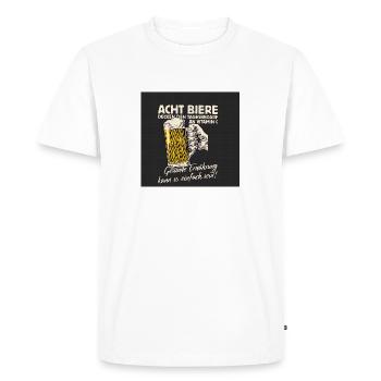 Toast - Men's Premium Organic T-Shirt - white - Front - Nico (187cm)