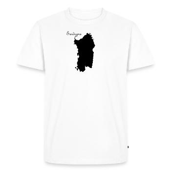 Sardinia Sardegna Italy Holidays Island Emigration - Men's Premium Organic T-Shirt - white - Front - Nico (187cm)
