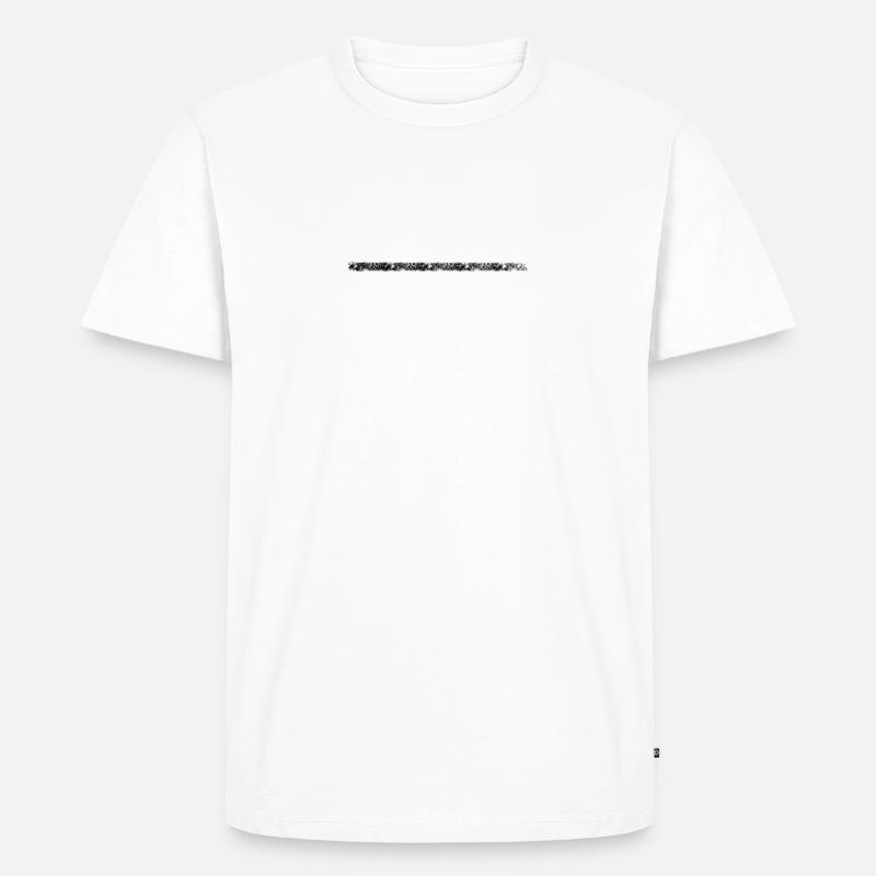 structure ligne - T-shirt Premium bio Homme - blanc