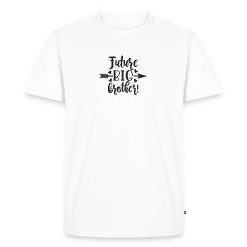 futur grand frère - T-shirt Premium bio Homme - blanc - Devant - Nico (187cm)