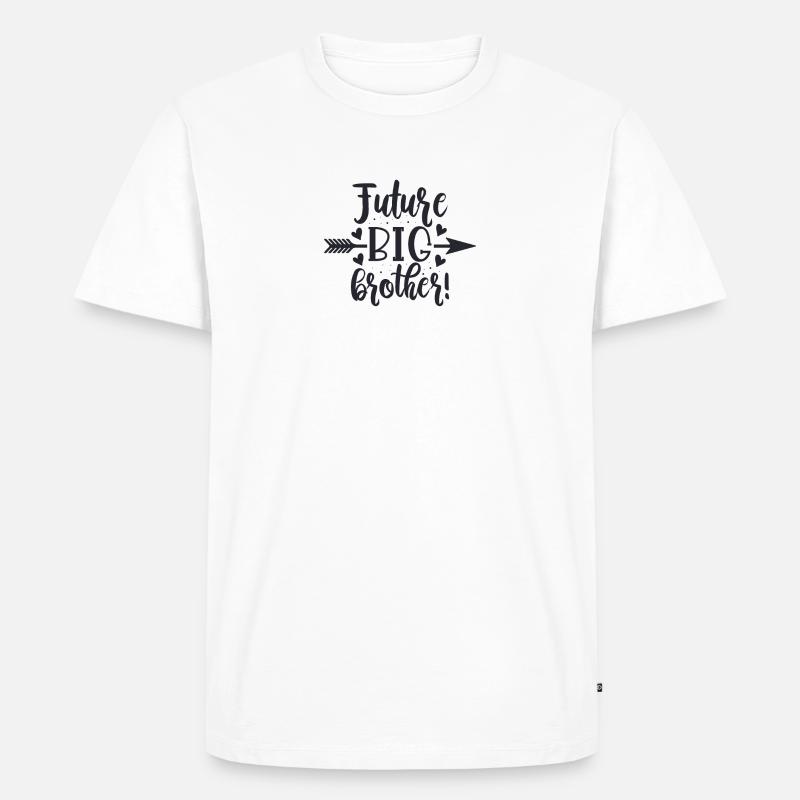 future big brother - Männer Premium Bio T-Shirt - Weiß