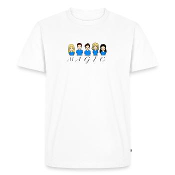 Magic Anatomy - T-shirt Premium bio Homme - blanc - Devant - Nico (187cm)