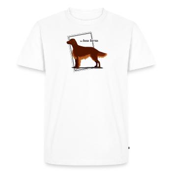 The Irish Setter by IxCÖ - T-shirt Premium bio Homme - blanc - Devant - Nico (187cm)