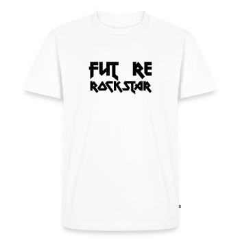 future rock star - Men's Premium Organic T-Shirt - white - Front - Nico (187cm)