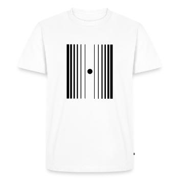 doppler effect - T-shirt Premium bio Homme - blanc - Devant - Nico (187cm)