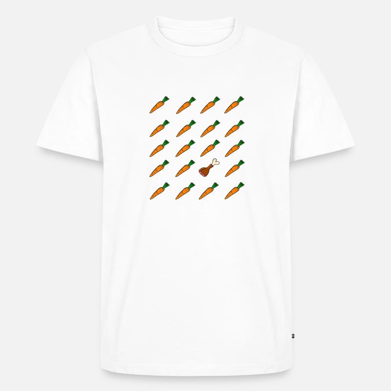Think different - Männer Premium Bio T-Shirt - Weiß