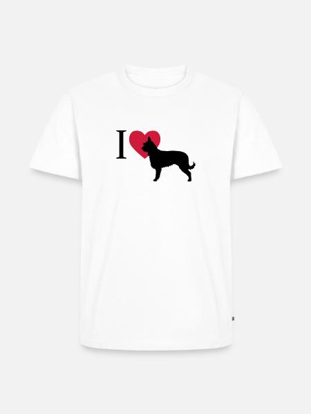 J'aime Berger de Picardie - T-shirt Premium bio Homme - blanc