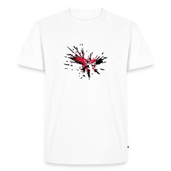 Splash - Men's Premium Organic T-Shirt - white - Front - Nico (187cm)