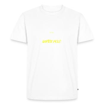 Distressed - COOLEST MOM WATERPOLO - T-shirt Premium bio Homme - blanc - Devant - Nico (187cm)