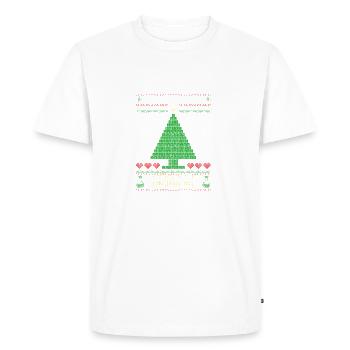 Chemist christmas present christmas - Men's Premium Organic T-Shirt - white - Front - Nico (187cm)
