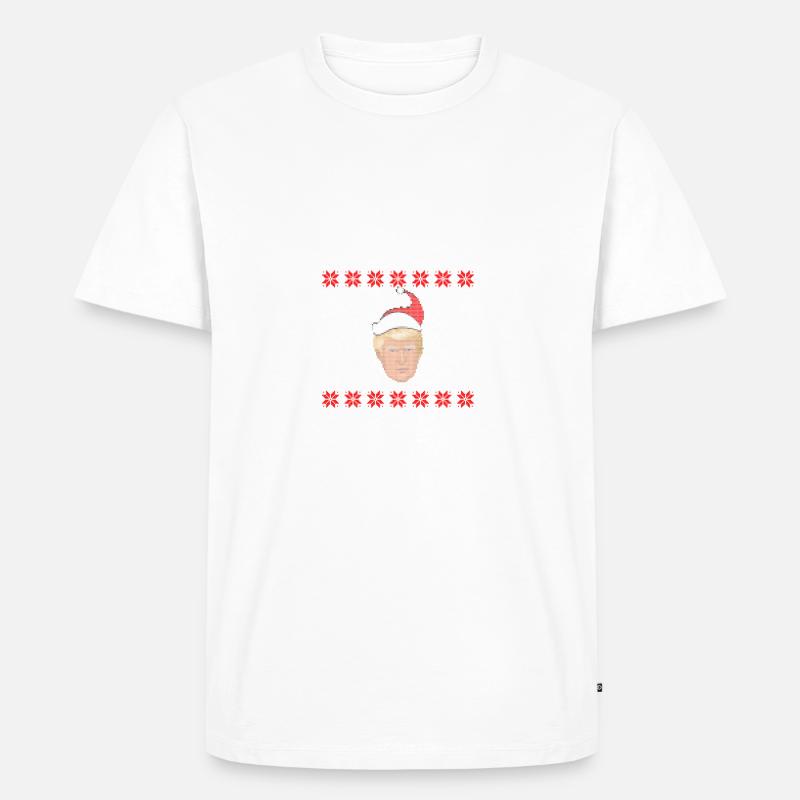 Make Christmas Great Again - Männer Premium Bio T-Shirt - Weiß