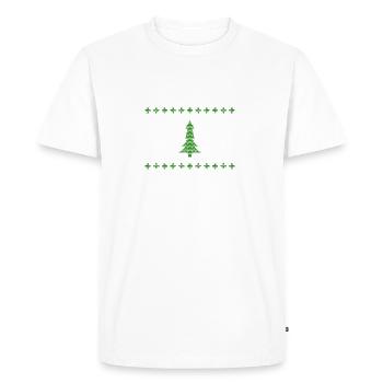 Ugly Dinosaur - Men's Premium Organic T-Shirt - white - Front - Nico (187cm)