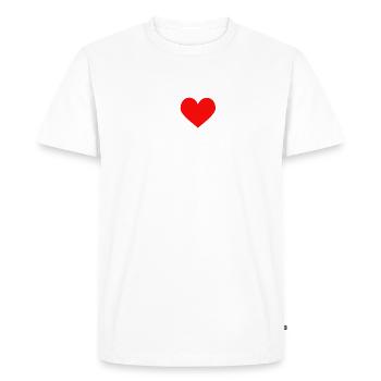 I Love my Aunt Tante - Men's Premium Organic T-Shirt - white - Front - Nico (187cm)