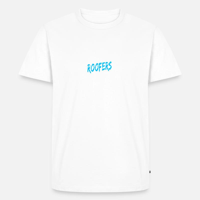Master roofer roofer beard gift - Men's Premium Organic T-Shirt - white