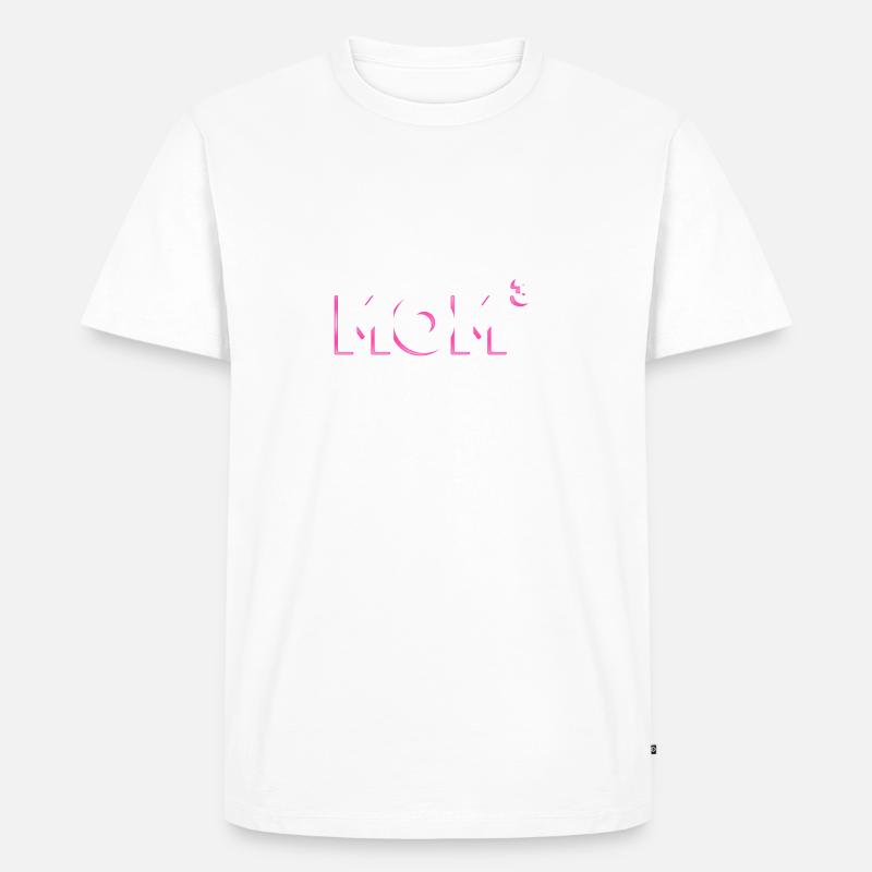 Mutter von 3 / Geschenk - Männer Premium Bio T-Shirt - Weiß