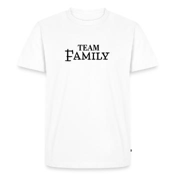 Famille de l’équipe - T-shirt Premium bio Homme - blanc - Devant - Nico (187cm)
