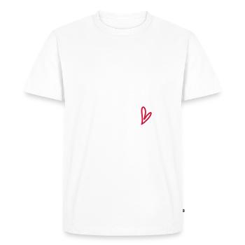 Je suis une édition limitée - T-shirt Premium bio Homme - blanc - Devant - Nico (187cm)