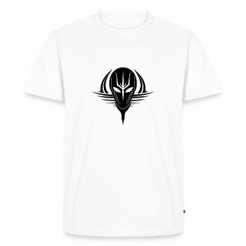 Conception unique de symbole de spécialiste Anunnaki - T-shirt Premium bio Homme - blanc - Devant - Nico (187cm)