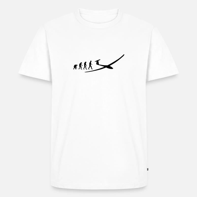 glider evolution - Men's Premium Organic T-Shirt - white
