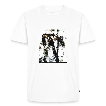 le bureau - T-shirt Premium bio Homme - blanc - Devant - Nico (187cm)