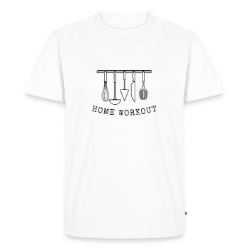 Housewife Mother Homeoffice Mother Gift - Men's Premium Organic T-Shirt - white - Front - Nico (187cm)