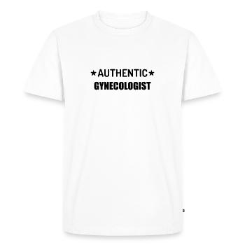 Gynecologist Gynécologue Gynäkologe Médecine - Men's Premium Organic T-Shirt - white - Front - Nico (187cm)