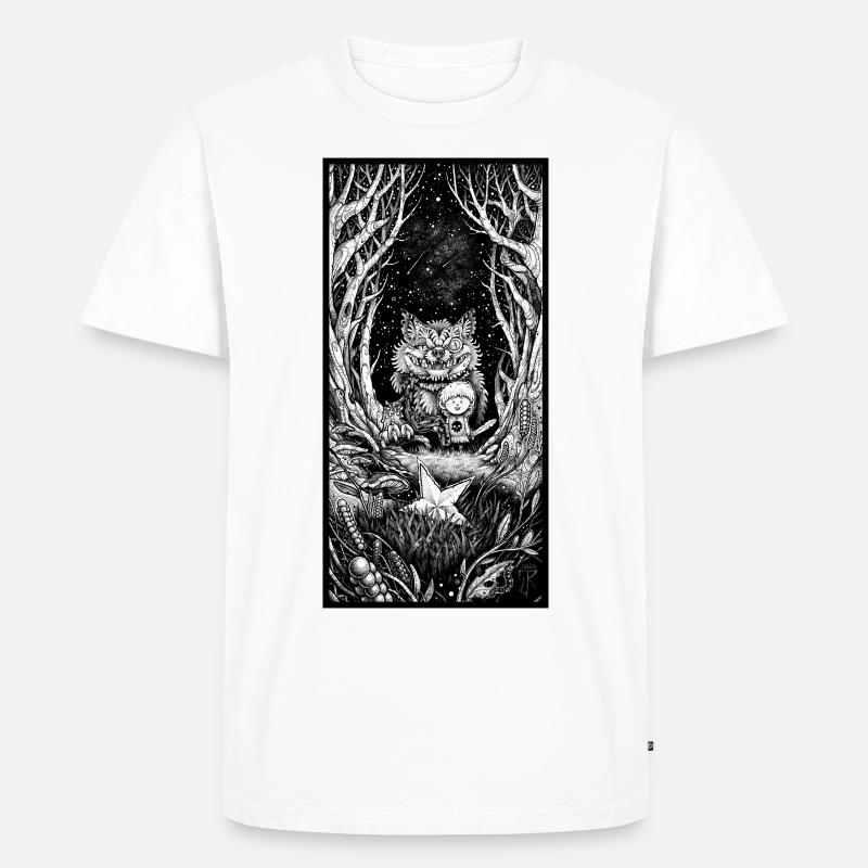Sternjäger - Männer Premium Bio T-Shirt - Weiß