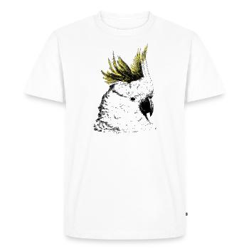 Cacatoès - T-shirt Premium bio Homme - blanc - Devant - Nico (187cm)
