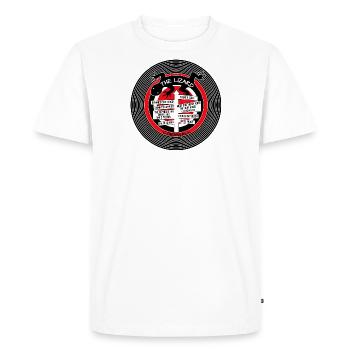 Le lézard de Cornouailles - T-shirt Premium bio Homme - blanc - Devant - Nico (187cm)