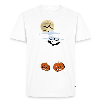 La veille d’Halloween - T-shirt Premium bio Homme - blanc - Devant - Nico (187cm)