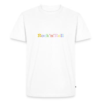 It s only rock n roll - T-shirt Premium bio Homme - blanc - Devant - Nico (187cm)
