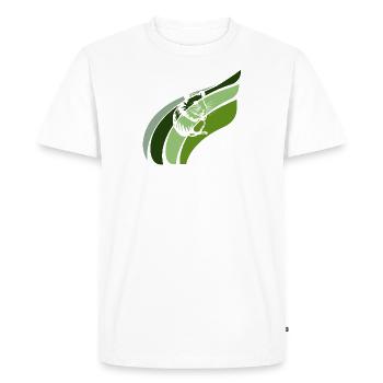 Hamster rongeur - T-shirt Premium bio Homme - blanc - Devant - Nico (187cm)