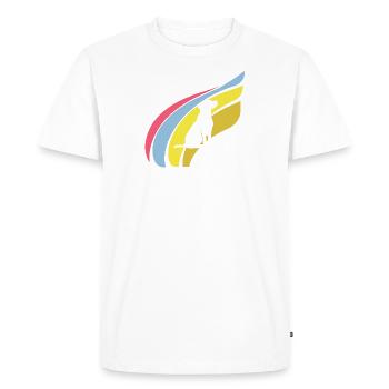 Dog Trainer Agility Dog Training - Men's Premium Organic T-Shirt - white - Front - Nico (187cm)