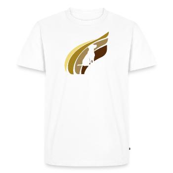 Dressage de chiens Éducateur canin - T-shirt Premium bio Homme - blanc - Devant - Nico (187cm)