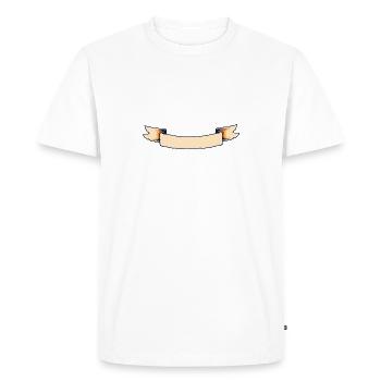Bannière - T-shirt Premium bio Homme - blanc - Devant - Nico (187cm)