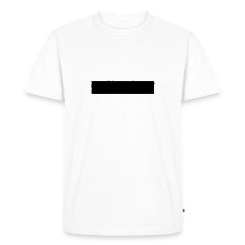 Bannière - T-shirt Premium bio Homme - blanc - Devant - Nico (187cm)