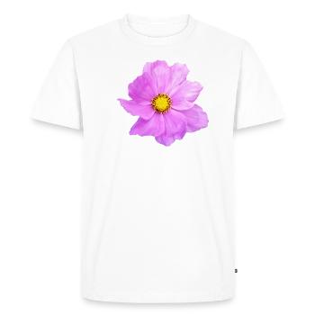 Fleur, floral, fleurs, fleur - T-shirt Premium bio Homme - blanc - Devant - Nico (187cm)