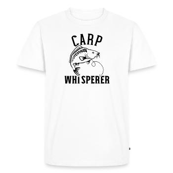 carp - Men's Premium Organic T-Shirt - white - Front - Nico (187cm)
