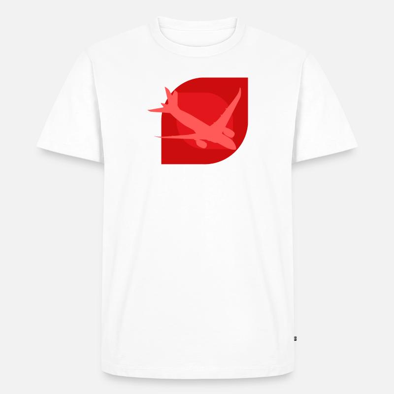 Aerospace Engineering Flugzeug Flieger - Männer Premium Bio T-Shirt - Weiß