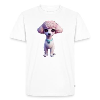 Poodle Dog - Poodle - Men's Premium Organic T-Shirt - white - Front - Nico (187cm)