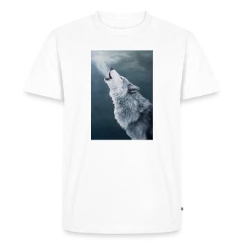 Wintersong - Men's Premium Organic T-Shirt - white - Front - Nico (187cm)