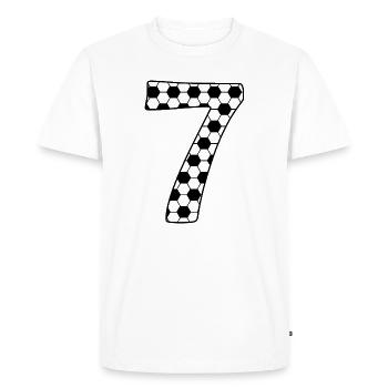 7 - T-shirt Premium bio Homme - blanc - Devant - Nico (187cm)
