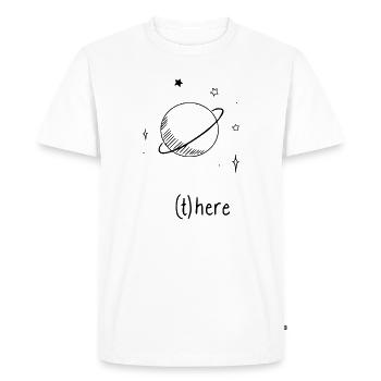 Univers - T-shirt Premium bio Homme - blanc - Devant - Nico (187cm)