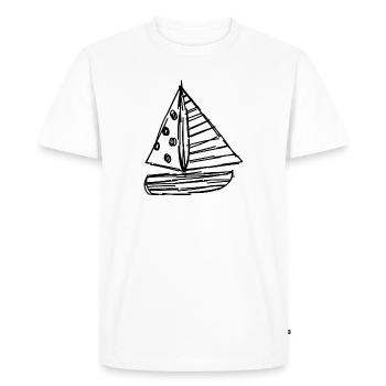 HOLIDAY. HAPPY HOLIDAYS. MISTRESS. MASTER. TEACHER - Men's Premium Organic T-Shirt - white - Front - Nico (187cm)