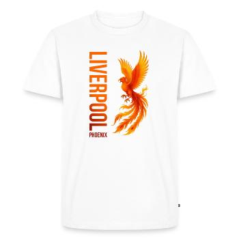 MAJESTUEUX PHOENIX FIREBIRD - T-shirt Premium bio Homme - blanc - Devant - Nico (187cm)
