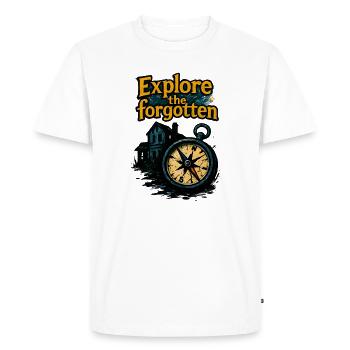 Urbex - Urban Exploration - Men's Premium Organic T-Shirt - white - Front - Nico (187cm)