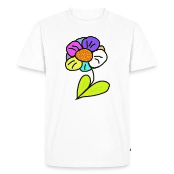 Jardinier des enfants du jardin de fleurs - T-shirt Premium bio Homme - blanc - Devant - Nico (187cm)