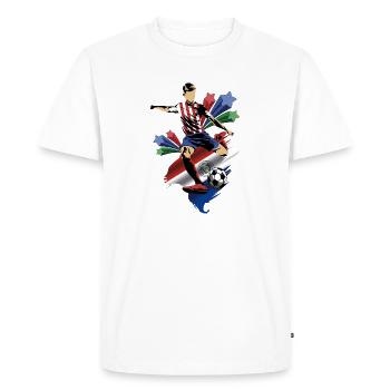 Paraguay - Paraguay - Drapeaux - T-shirt Premium bio Homme - blanc - Devant - Nico (187cm)